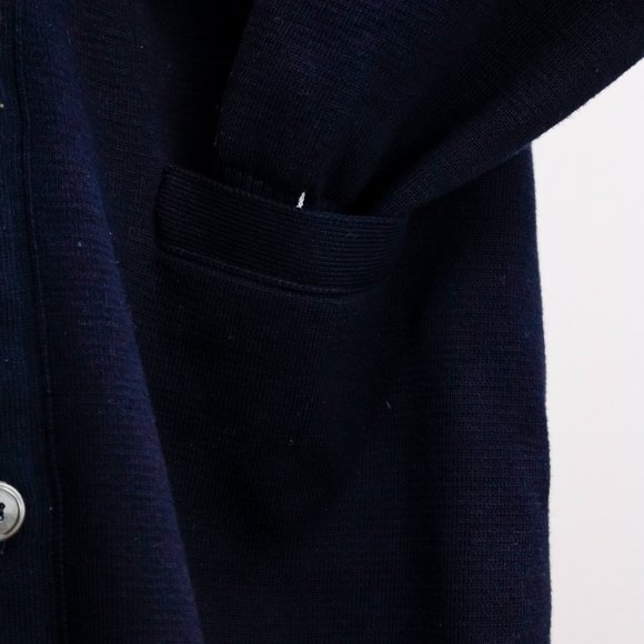 Thom Browne Navy Milano Stitch Long Cardigan - Picture 10 of 15